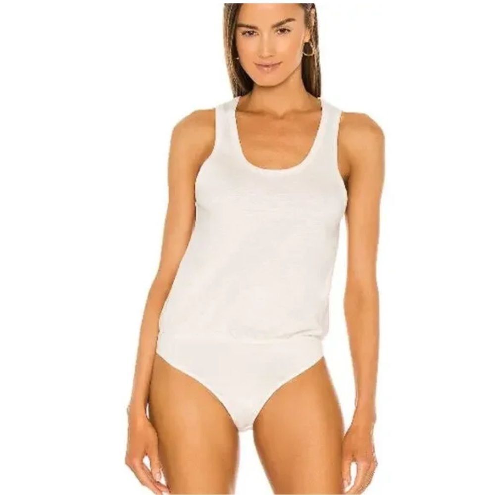FREE PEOPLE INTIMATELY NWT Tee Off Thong Bodysuit -ivory- size‎ XS OB1297817